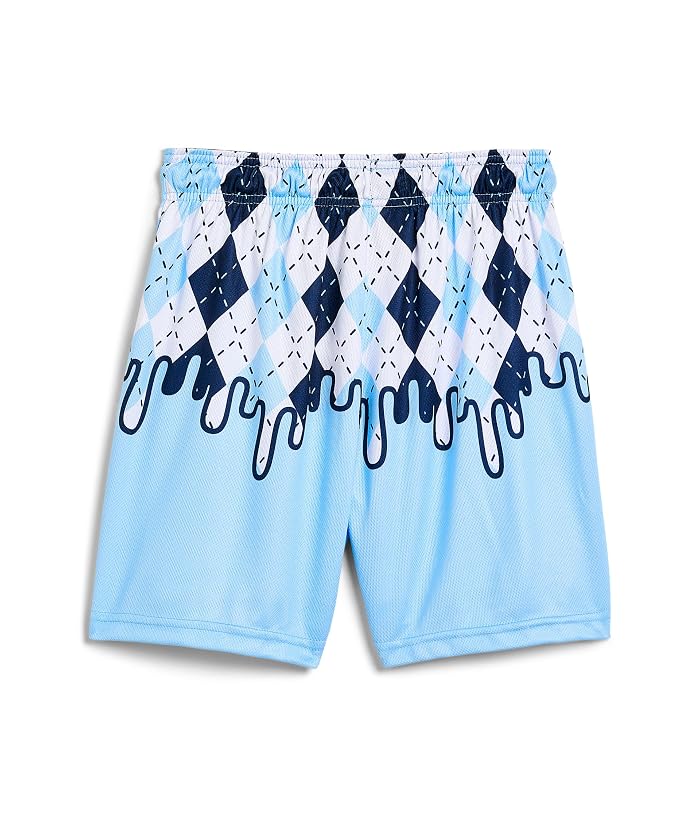 FLOW SOCIETY Drip Blue Argyle 5 Inch Shorts (Little Kid/Big Kid) - Image 2
