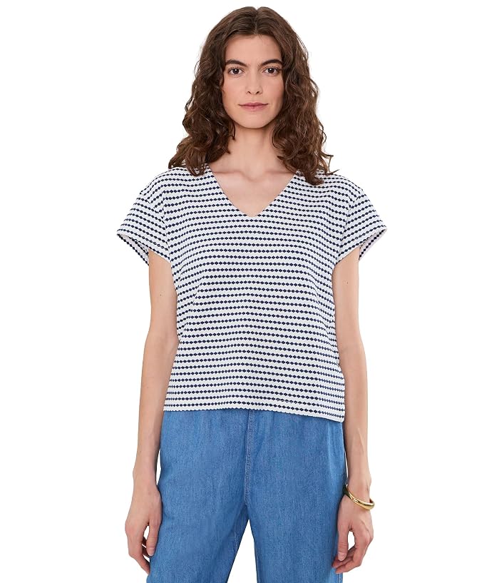 NIC+ZOE Diamond Stripe Top