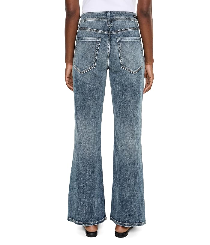 Liverpool Los Angeles Dakota Mid-Rise Loose Flare Jeans - Image 4