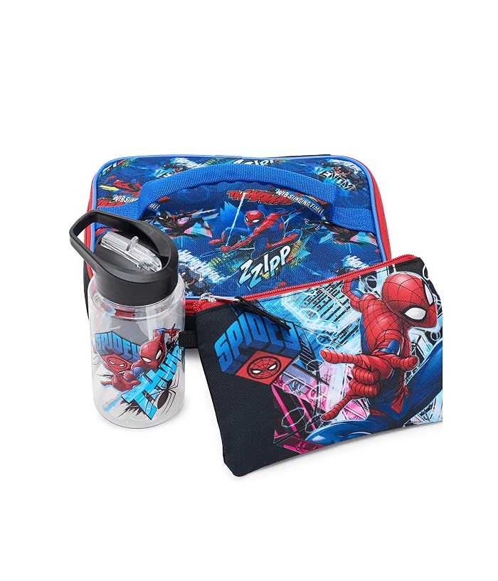 BIOWORLD Kids Spider-Man Integrated Backpack Set (Little Kid/Big Kid) - Image 4