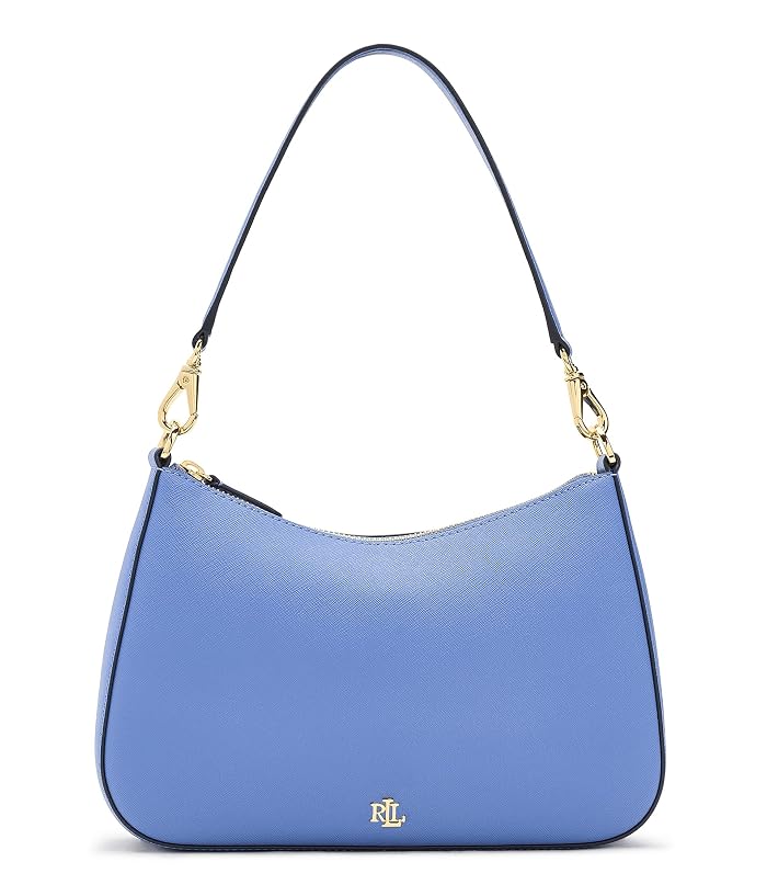 Lauren Ralph Lauren Crosshatch Leather Medium Danni Bag