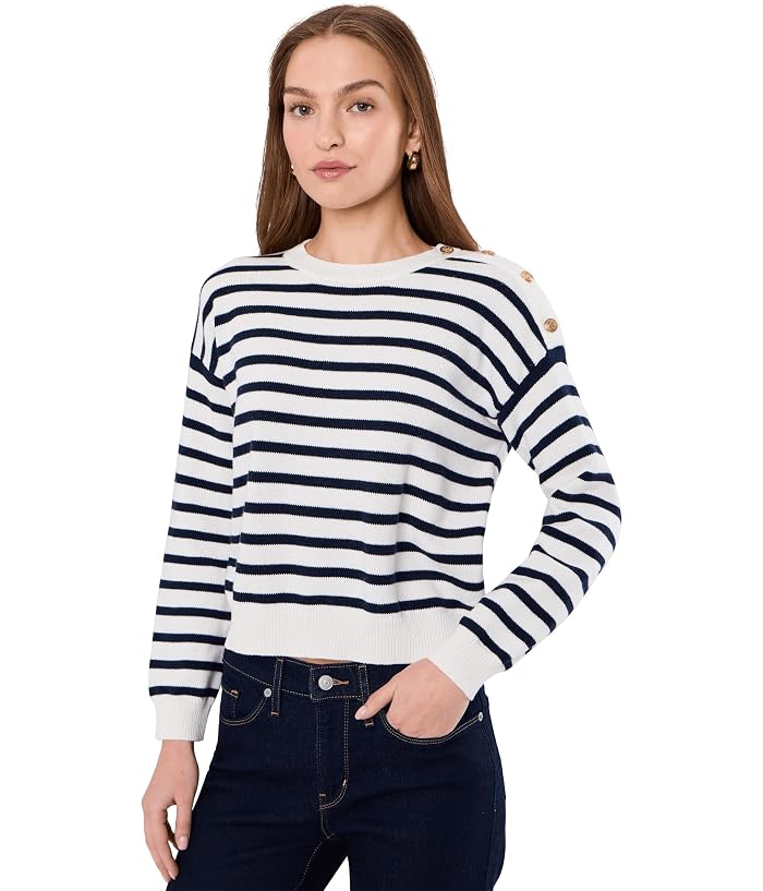 Vince Camuto Long Sleeve Stripe Pullover