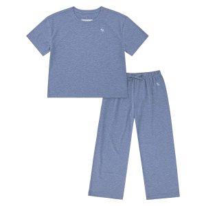 abercrombie kids Boxy Tee & Pants Sleep Set (Big Kid)