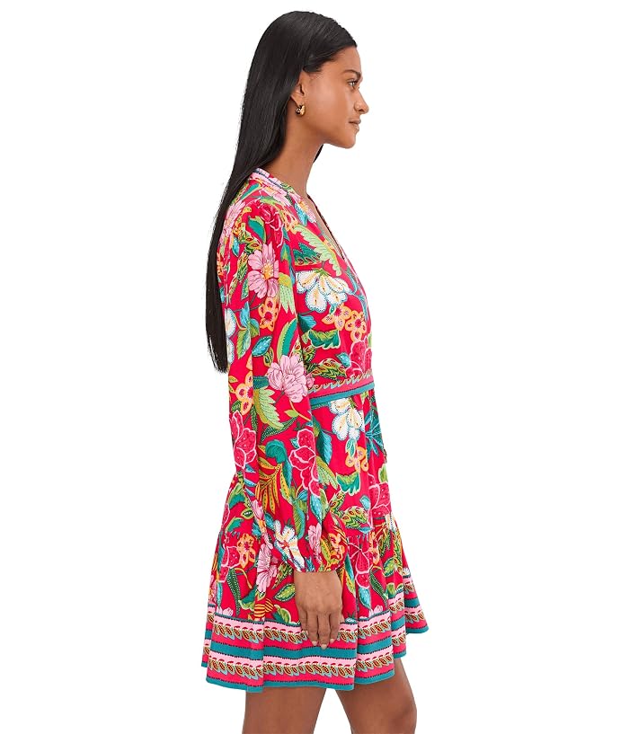 Adrianna Papell Short Printed Rayon Dress - Image 3
