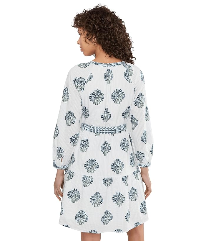 Tommy Bahama Mosaic Shores Long Sleeve Short Dress - Image 4