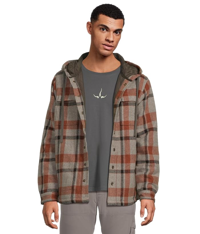 Prana Asgard Hooded Flannel Shirt
