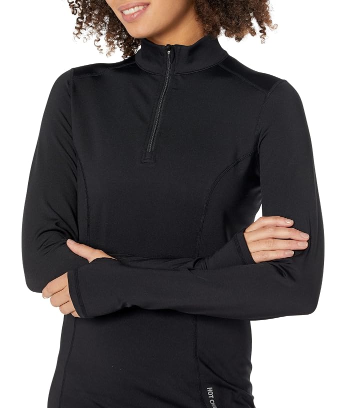 Hot Chillys Micro-Elite Chamois Solid Zip-T - Image 3