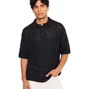 AllSaints Cyclone Short Sleeve Polo