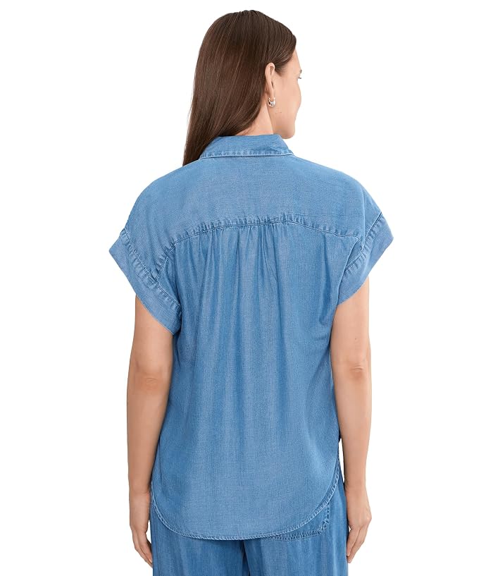 Liverpool Los Angeles Popover Shirt with Shirring - Image 4