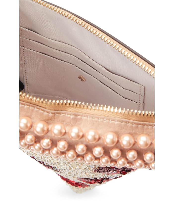 Kate Spade New York Slice Crystal Embellished Fabric 3-D Pizza Crossbody - Image 3