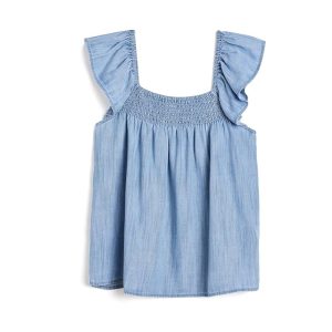Vineyard Vines Kids Ashe Chambray Top (Little Kid/Big Kid)