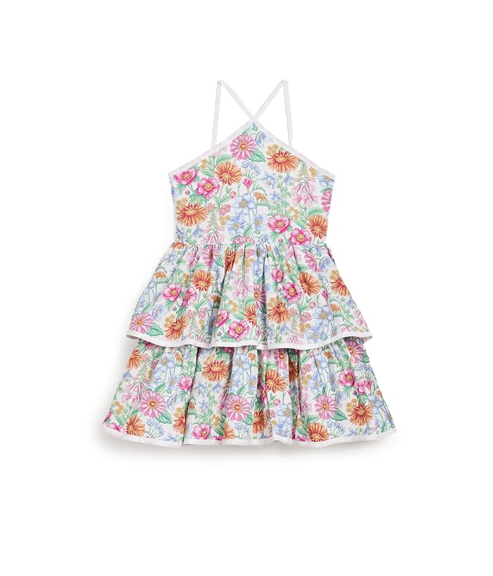 Janie and Jack Tiered Floral Halter Dress (Infant/Toddler/Little Kid/Big Kid) - Image 4
