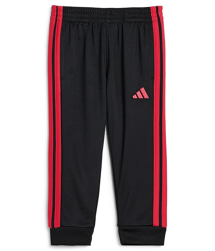 adidas Kids 3-Stripe Tricot Joggers (Toddler/Little Kid) - Image 4