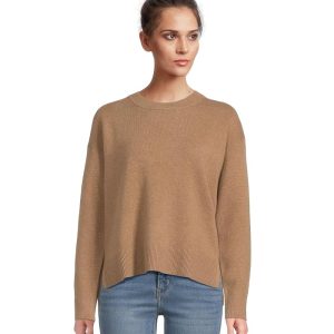 L.L.Bean Wicked Soft Cotton/Cashmere Crewneck Sweater