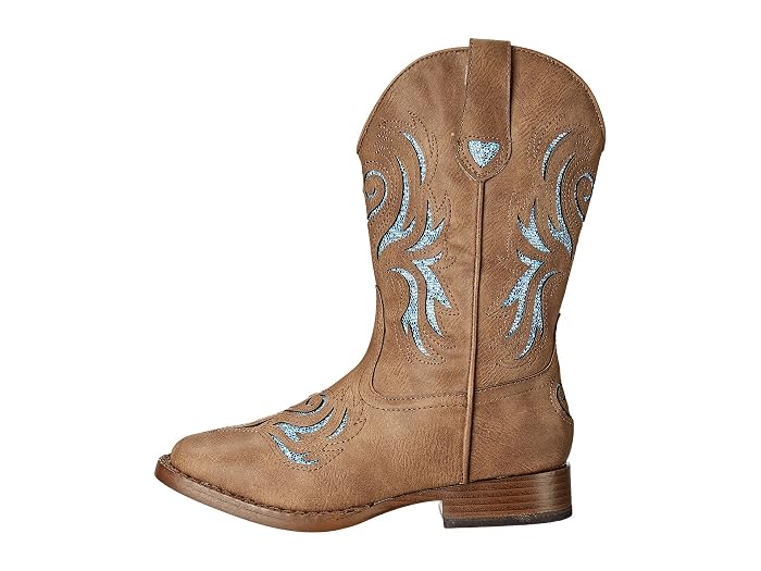 Roper Kids Glitter Breeze Square Toe Boots (Toddler/Little Kid) - Image 4