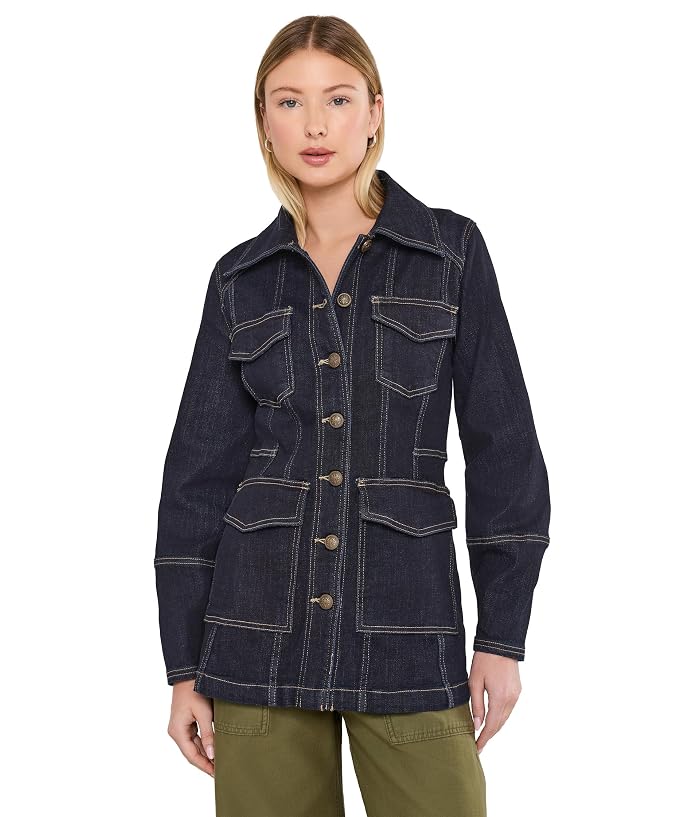 Liverpool Los Angeles Lantern Sleeve Denim Jacket