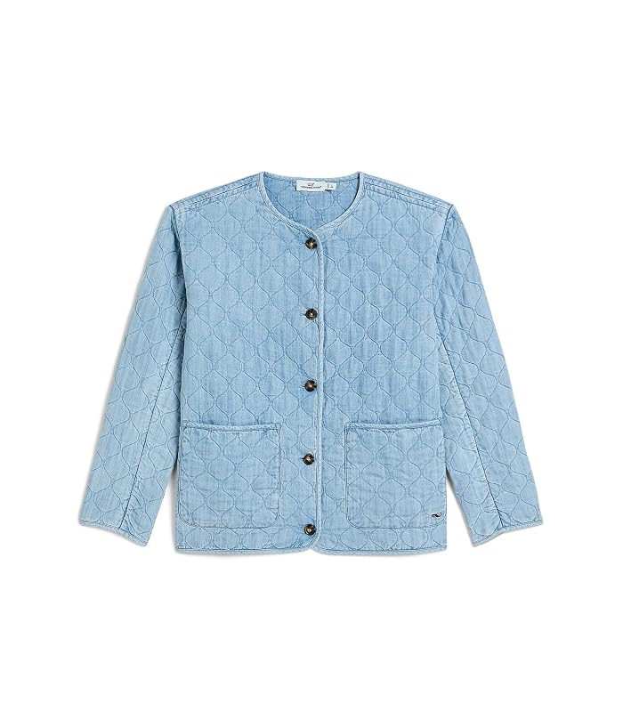 Vineyard Vines Kids Quilted Chambray Jacket (Little Kid/Big Kid)