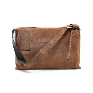AllSaints Alba Suede Shoulder Bag