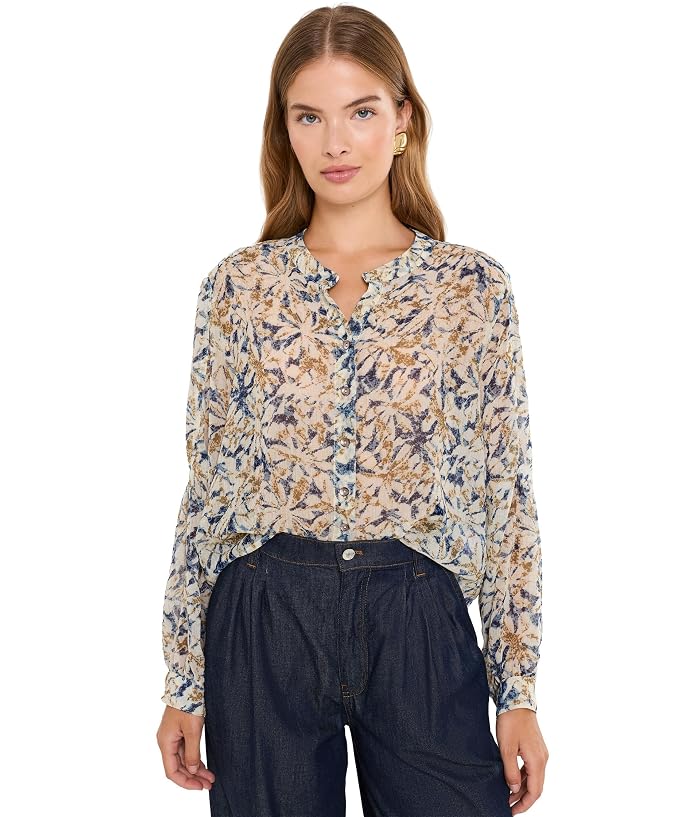 NIC+ZOE Petite Bloomsbury Chiffon Shirt