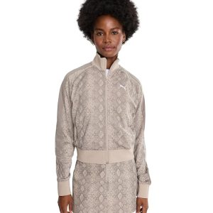 PUMA T7 Snake Print Short Track Jacket