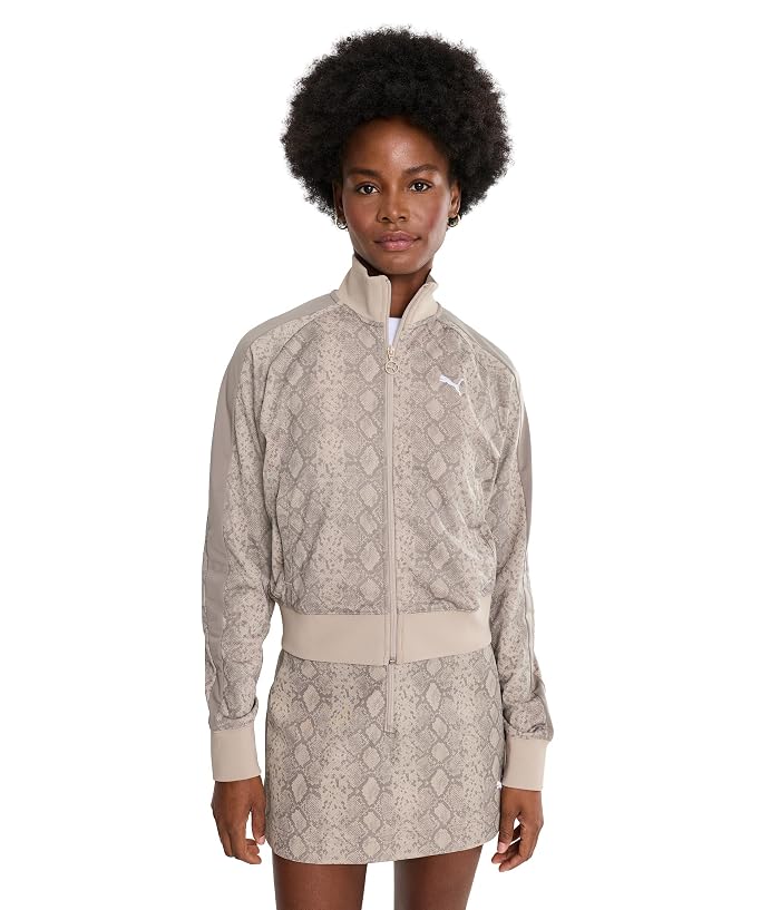 PUMA T7 Snake Print Short Track Jacket