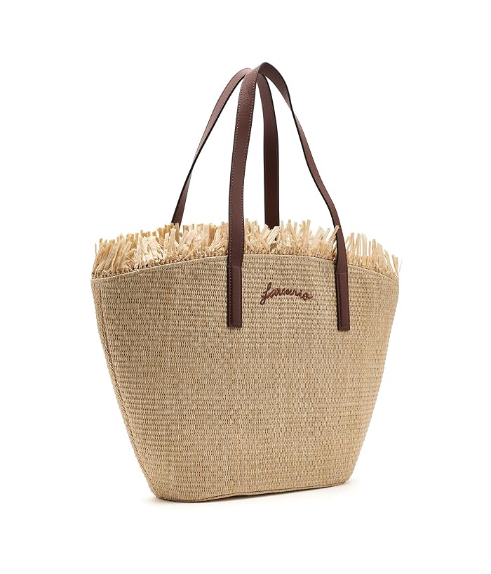 FARM Rio Printed Raffia Basket Bag - Image 2
