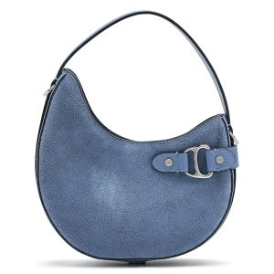 Lauren Ralph Lauren Suede Small Tasha Crossbody Bag
