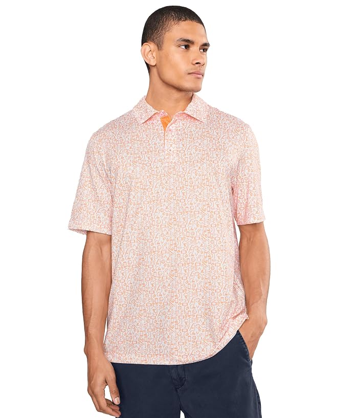Johnston & Murphy Game Day Multi-sport Print Polo