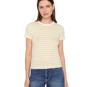 Vince Stripe Shrunken 90s Tee