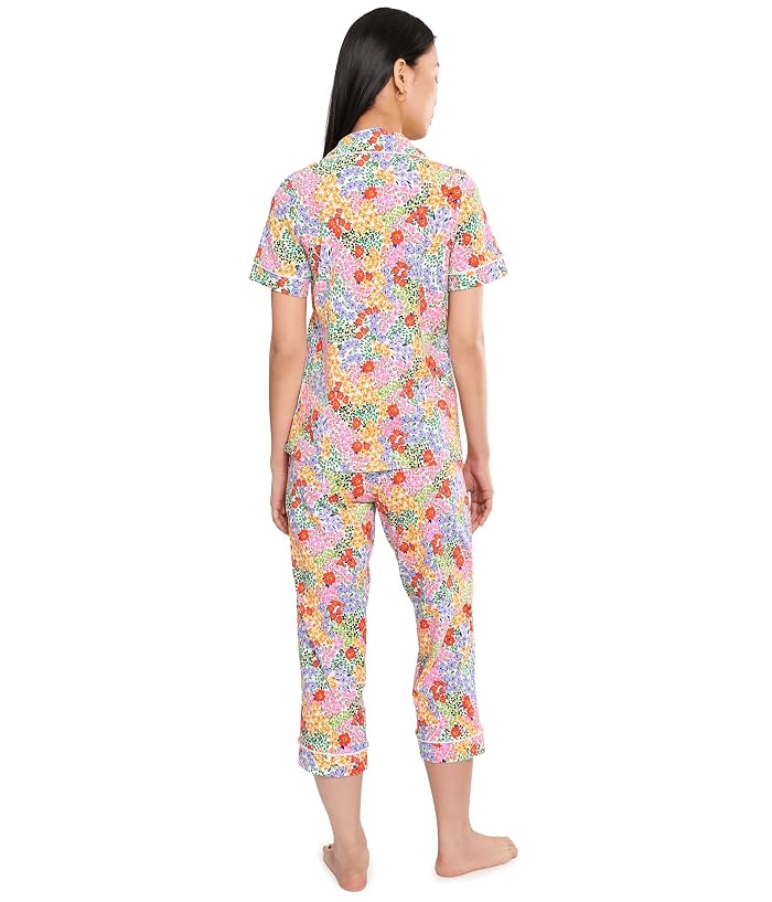 Bedhead PJs Petite Short Sleeve Cropped Cotton Knit Pajama Set - Image 3