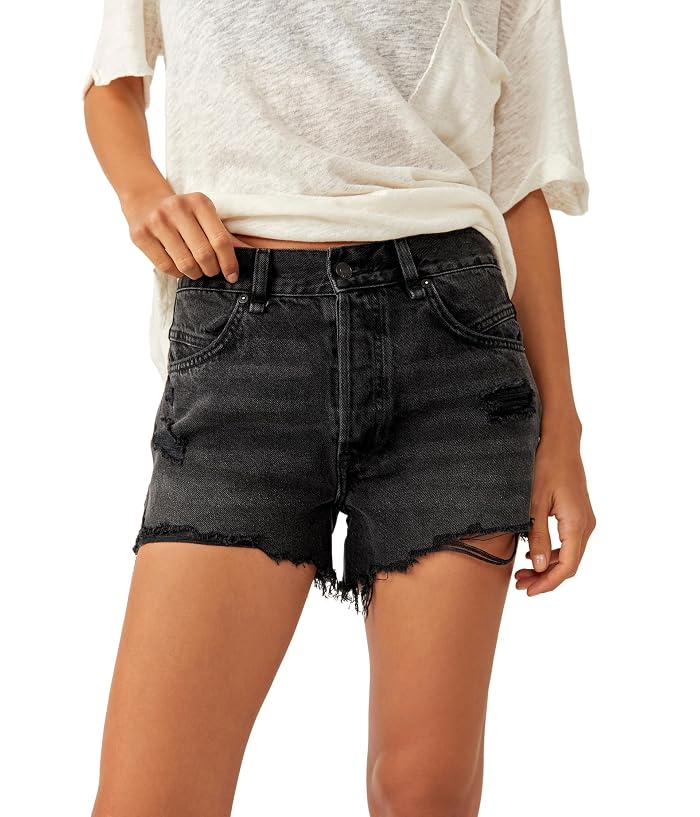 Free People Now Or Never Denim Short