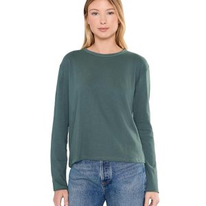Lilla P Rolled Edge Relaxed Tee