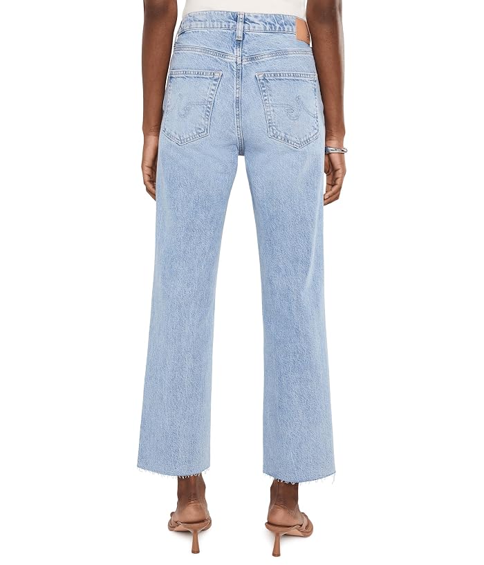 AG Jeans Brinley Mid-Rise Straight Crop in Gold Country - Image 4