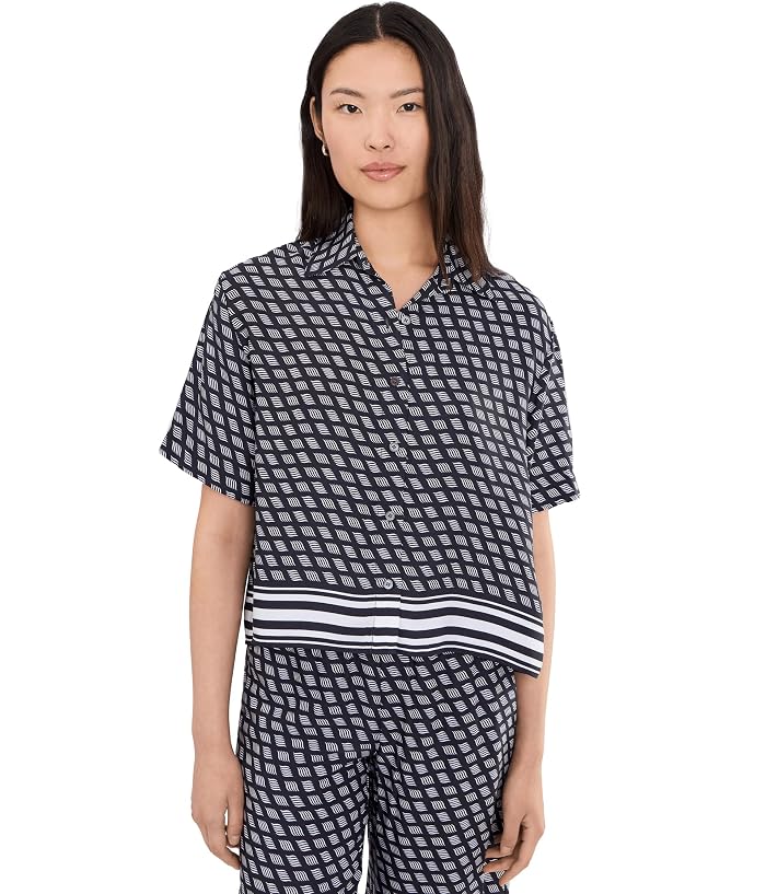 Madewell Vivian Shirt with Pocket - Viscose Twill