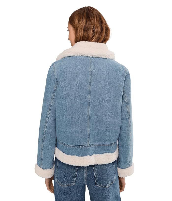 Levi's® Denim Moto Jacket With Sherpa Lining - Image 4