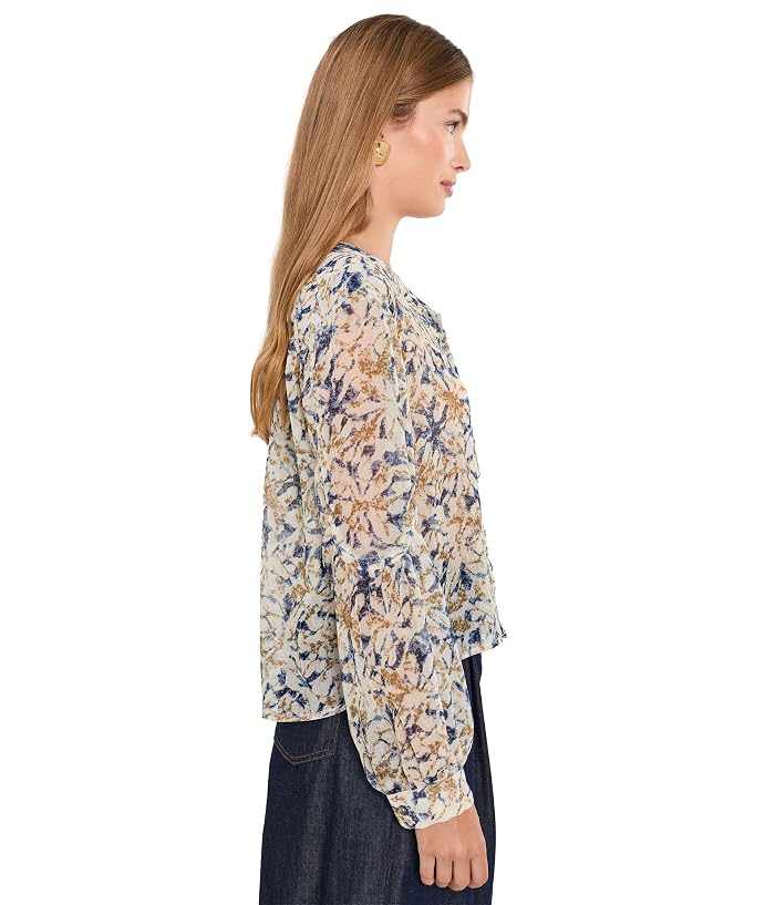 NIC+ZOE Petite Bloomsbury Chiffon Shirt - Image 3