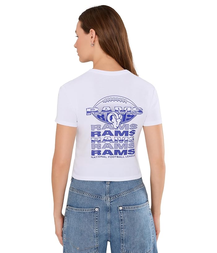 Junk Food Clothing NFL Los Angeles Rams Repeat Baby Tee - Image 4