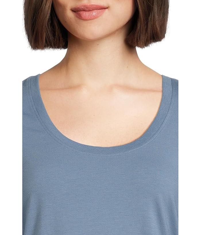 L.L.Bean Soft Stretch Supima Scoop Neck Short Sleeve Tee - Image 4