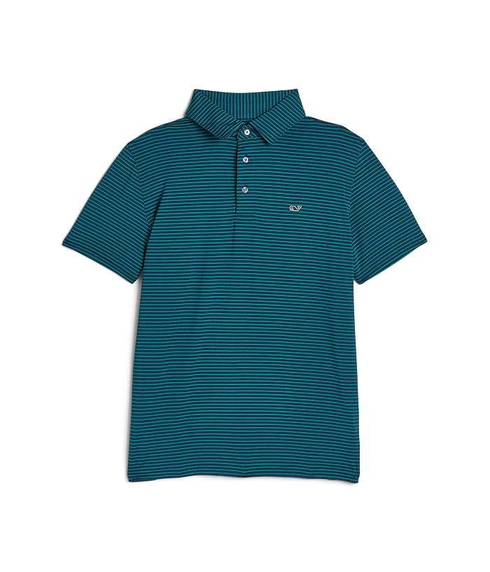 Vineyard Vines Kids Bradley Stripe Sankaty Polo (Big Kid) - Image 4