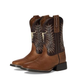 Ariat Kids Stampede Medium Square Toe Western Boots (Toddler/Little Kid/Big Kid)