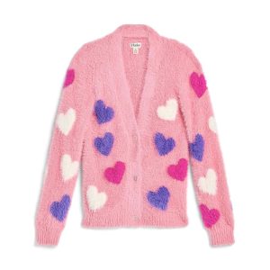Hatley Kids Jumbo Hearts Fuzzy Cardigan (Toddler/Little Kid/Big Kid)