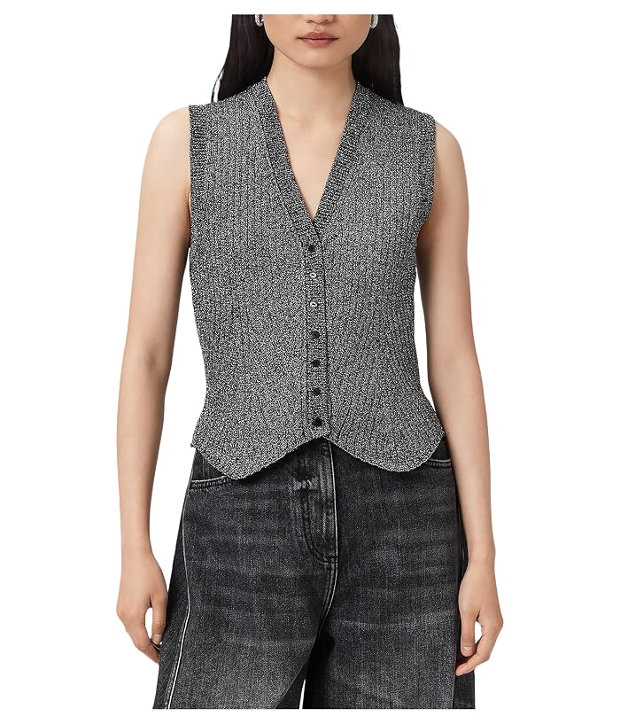 AllSaints Cruz Shine Waistcoat