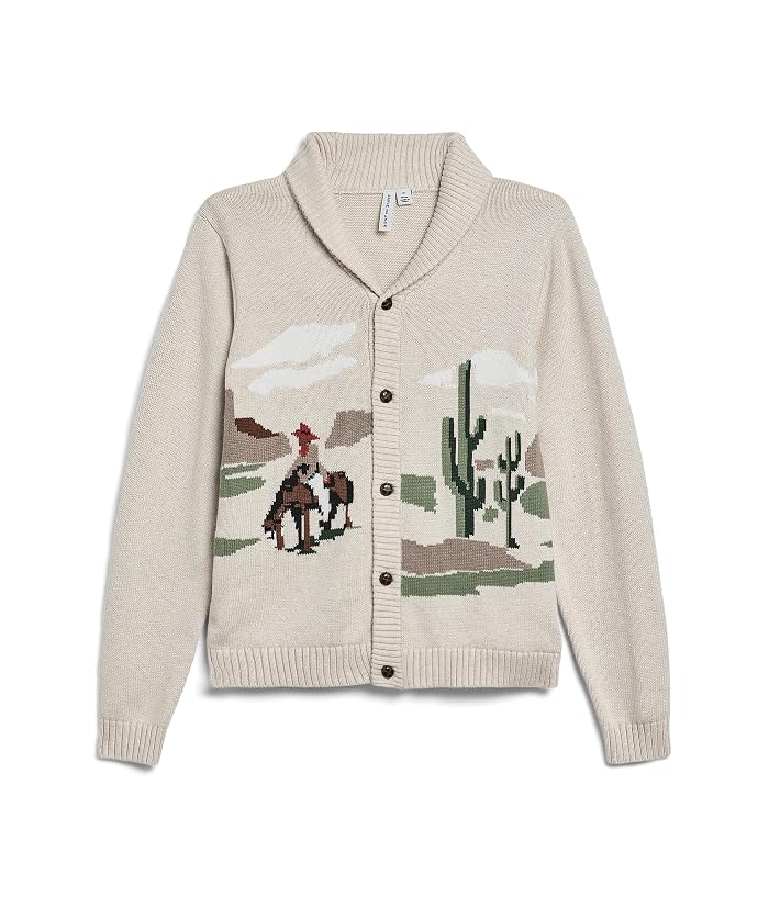 Janie and Jack Horse Shawl Collar Sweater (Toddler/Little Kid/Big Kid)