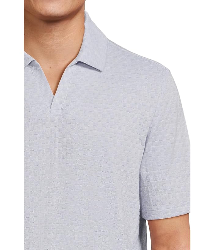 Johnston & Murphy Basket Weave V-Neck Polo - Image 4