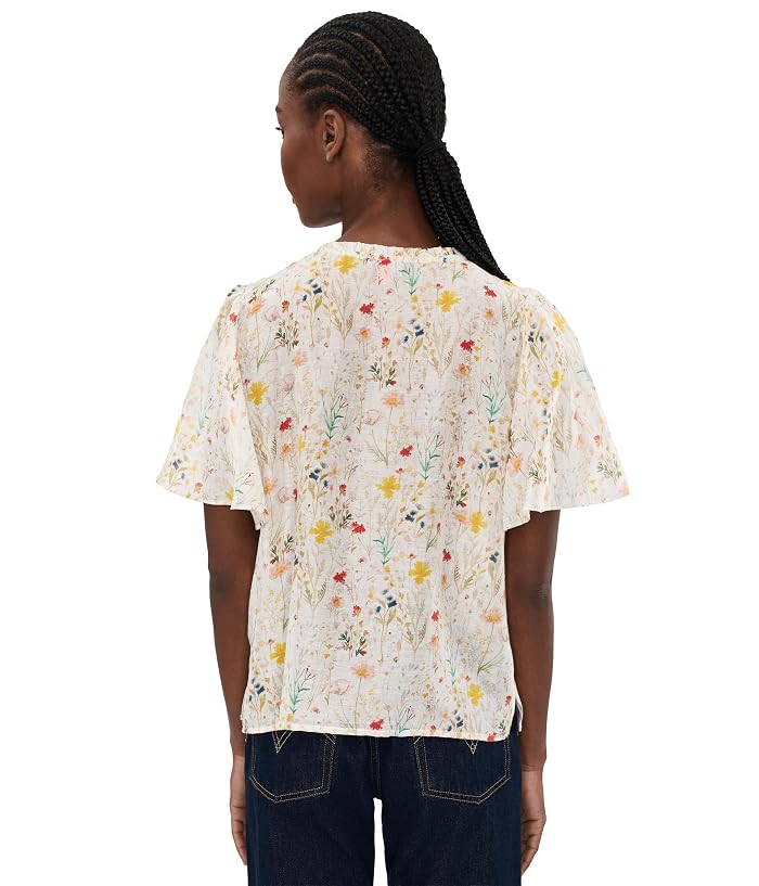 Vince Camuto Tie Neck Pincess Sleeve Blouse - Image 4