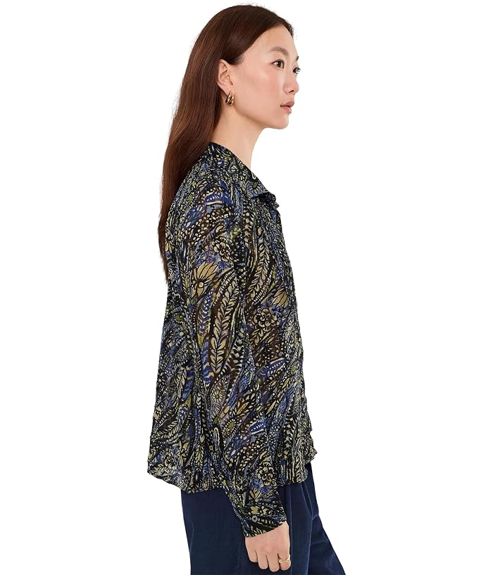 NIC+ZOE Portobello Paisley Chiffon Shirt - Image 3