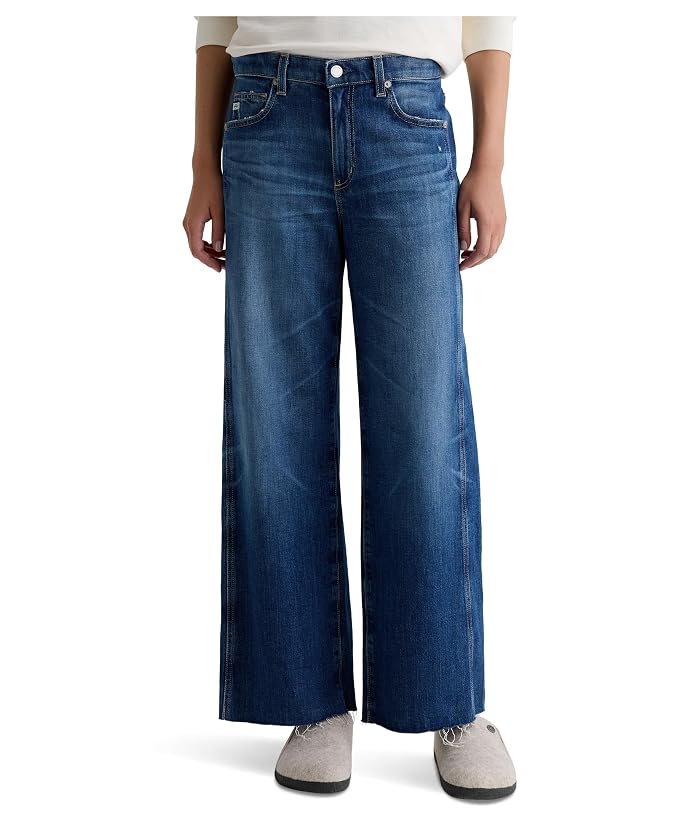 AG Jeans Saige Mid-Rise Wide Leg Crop