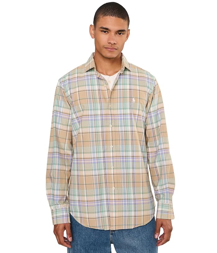 Polo Ralph Lauren Custom Fit Plaid Oxford Shirt