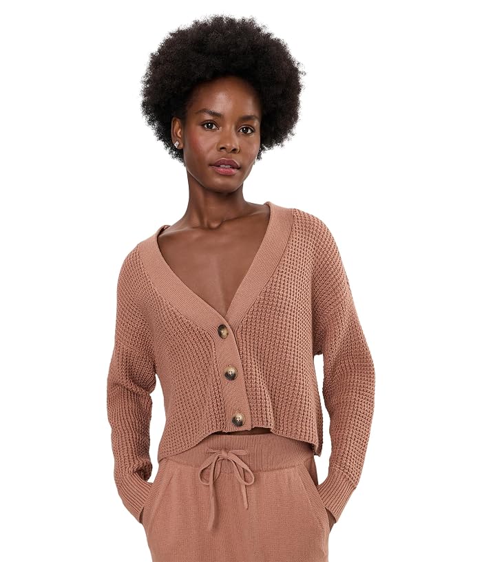 Eberjey Recycled Sweater Crop Cardi