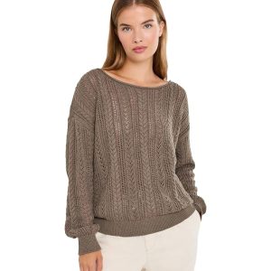 Sanctuary Cable Pointelle Popover